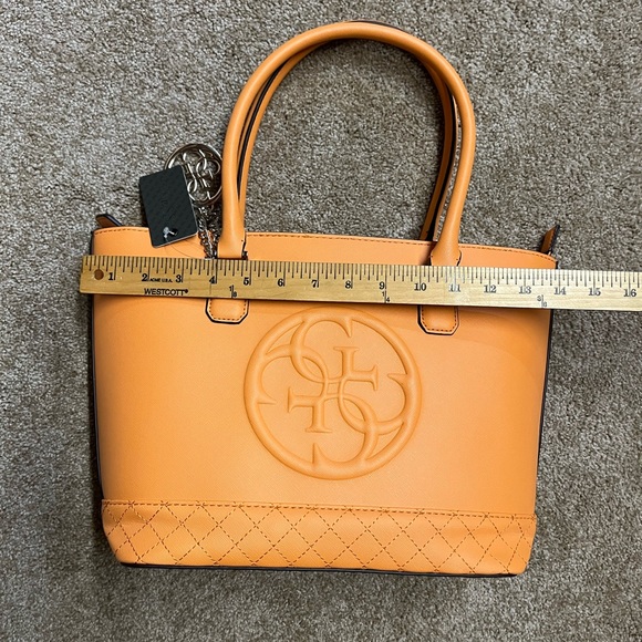Guess Korry tote- Sun-kissed Orange/Gold hardware - NWT - Picture 4 of 13